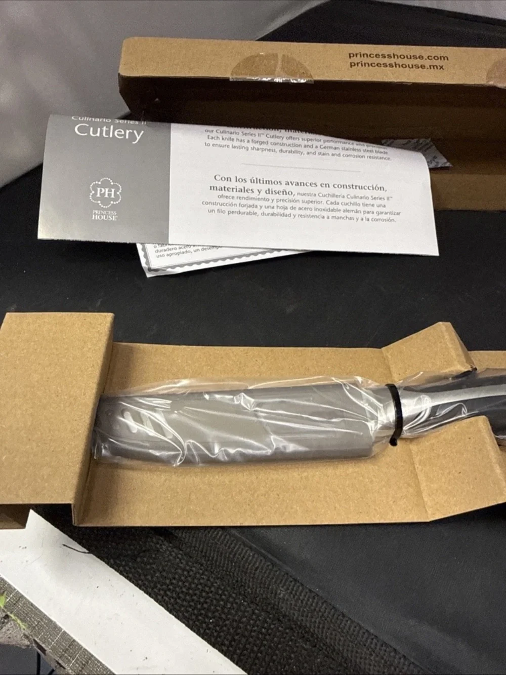 princess house culinary series 2 serrated ulitily knife 3738